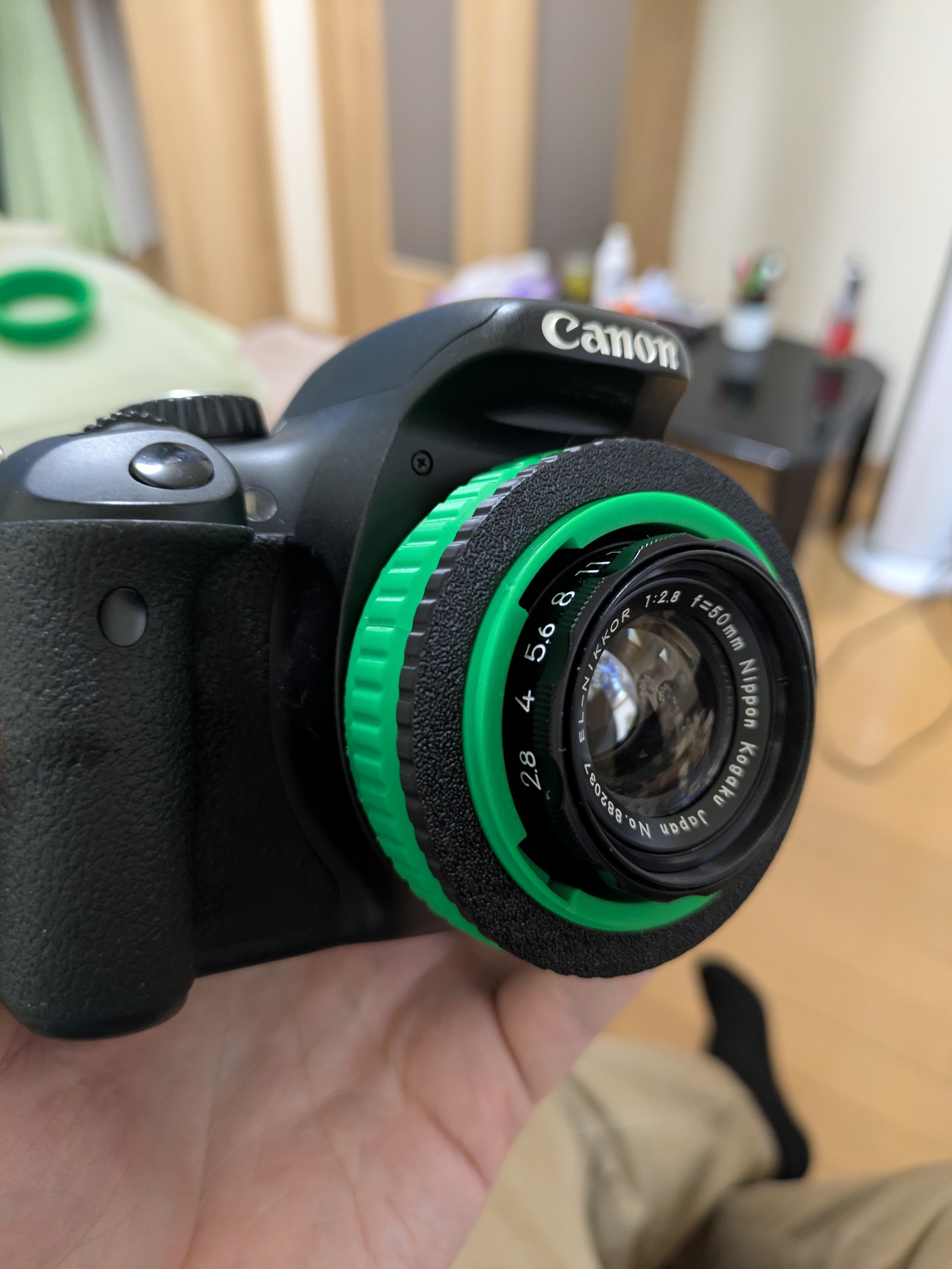 canon EF - nikkor M39 helicoid adapter 3D model