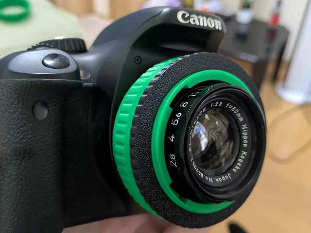 canon EF - nikkor M39 helicoid adapter