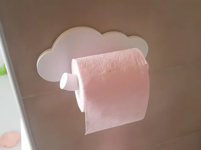 Cloud Toilet Paper Holder