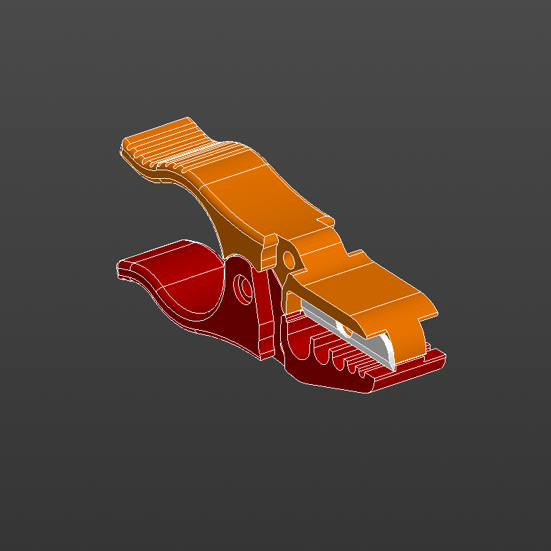 Miniatura 2 do modelo 3D Simple hand stripper