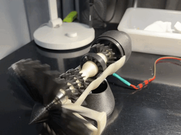 Remix Motorized Jet engine Turbofan
