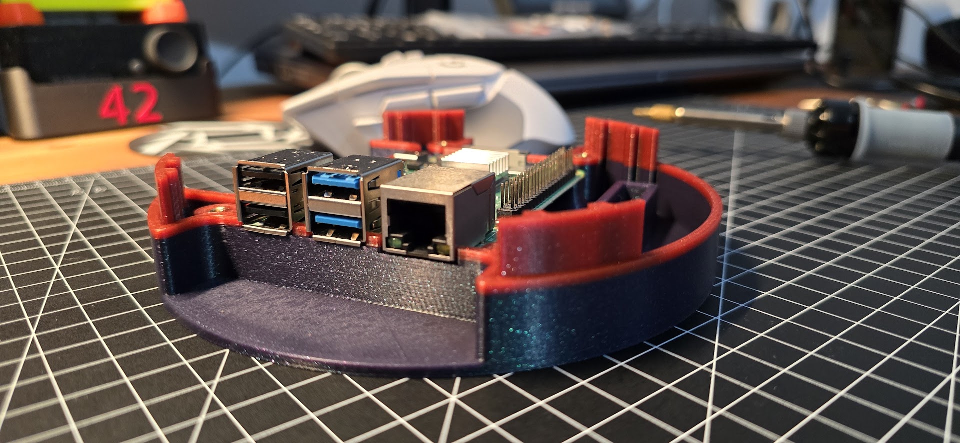 Miniatura 3 do modelo 3D HA Rack - Raspberry Pi4 Case