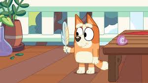 Feather wand bluey