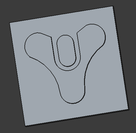 Destiny 2 Logo Deco plate