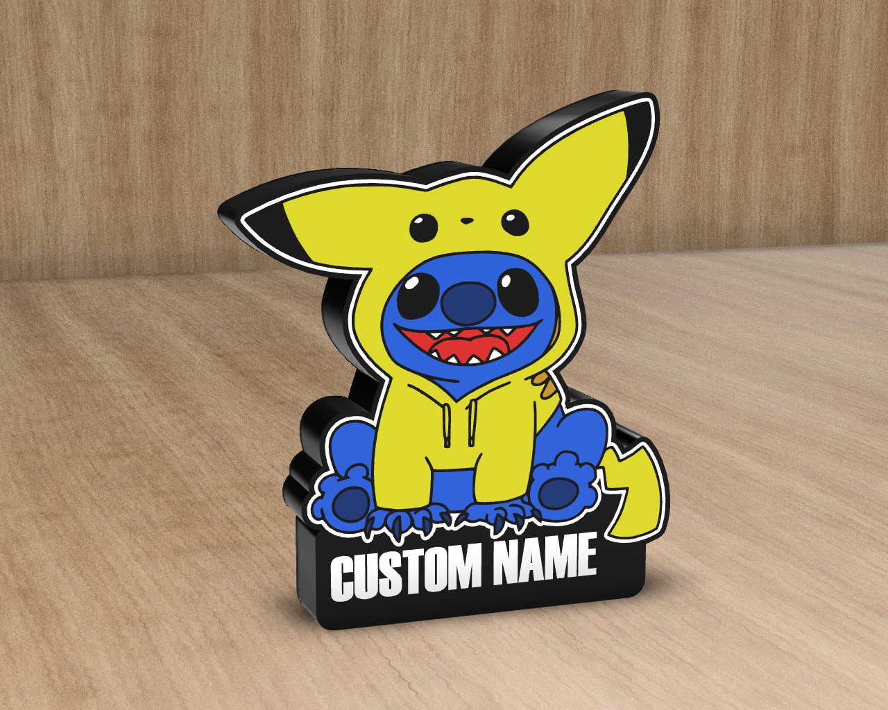 Stitch Picachu Lightbox LED Lamp