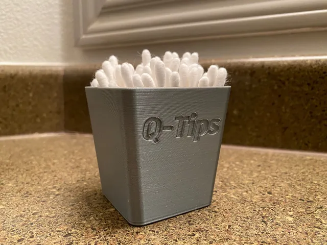 Q-Tip Container
