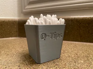 Q-Tip Travel Tray Replacement by Paul Aughey, Download free STL model