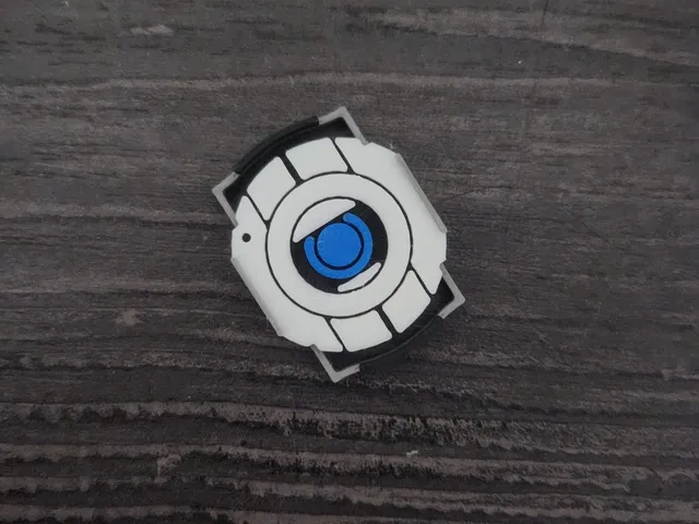 Portal 2 Wheatley 2D Art/Charm