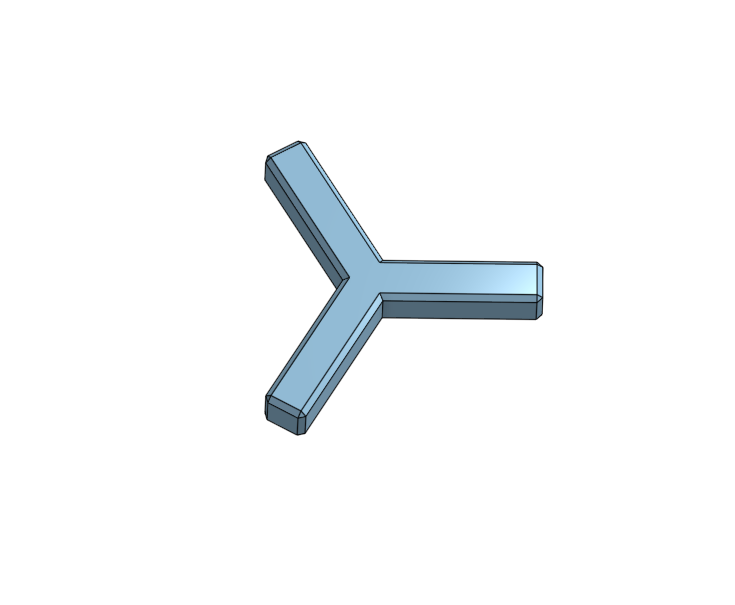 spacer for hexagon "tree wall"