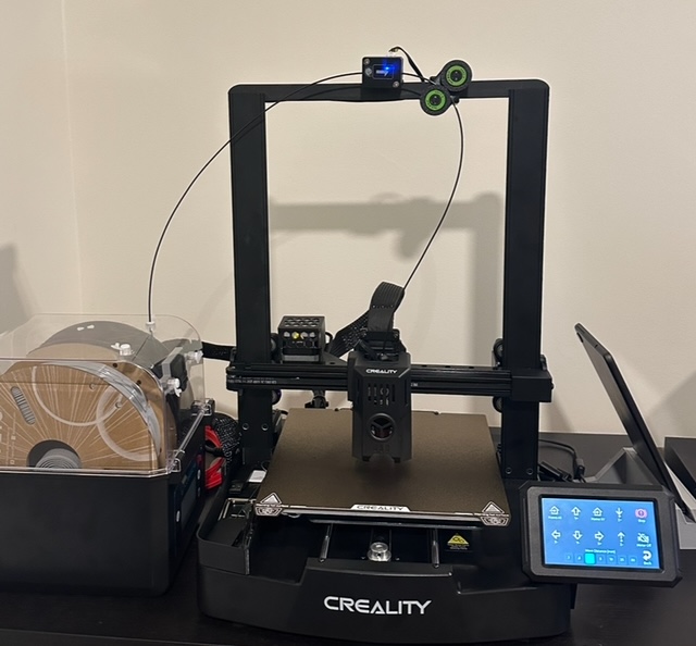 Ender 3 V3 SE KE - Horizontal Screen mount (for Guppy Screen) by phil k ...