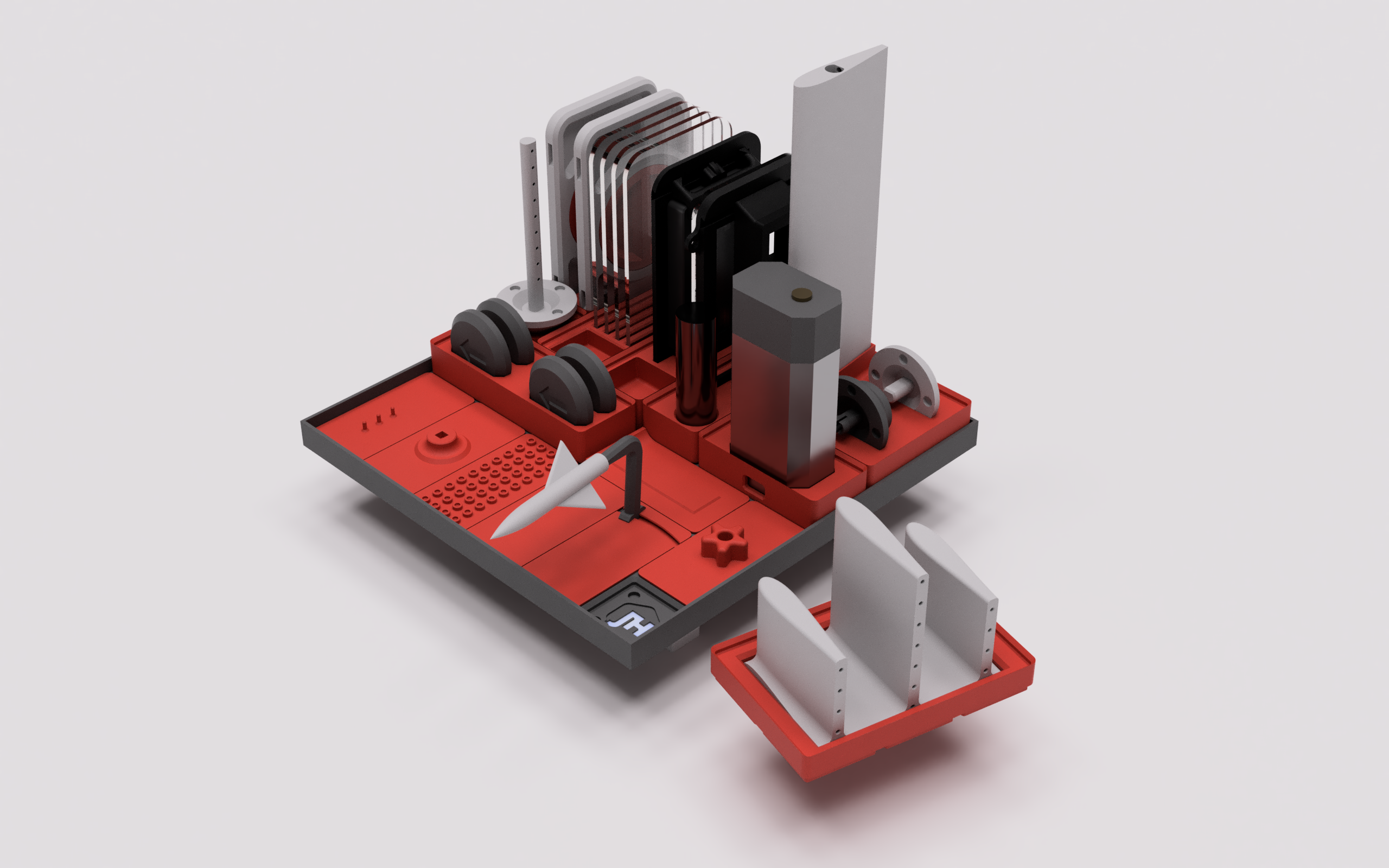Gridfinity Organization Set for Modular STEM Wind Tunnel