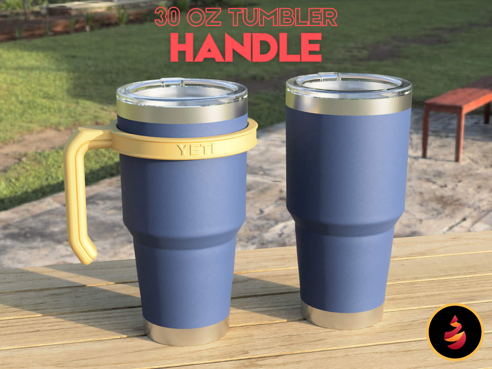 30 Oz Tumbler Handle By Jamestheprinter 