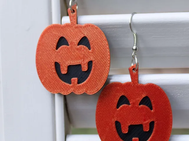 Cute Halloween Pumpkin Earrings