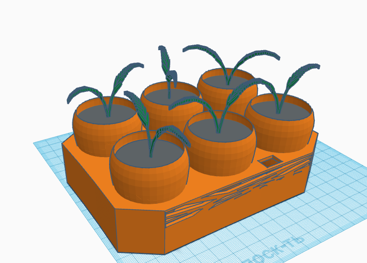 Pots for seedlings in the shape of eggs, standard 6 pieces rip by mcka3ax
