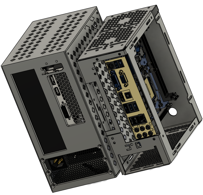 5.8 L ITX Case with SFX PSU by Gün Demirbaş | Download free STL model ...