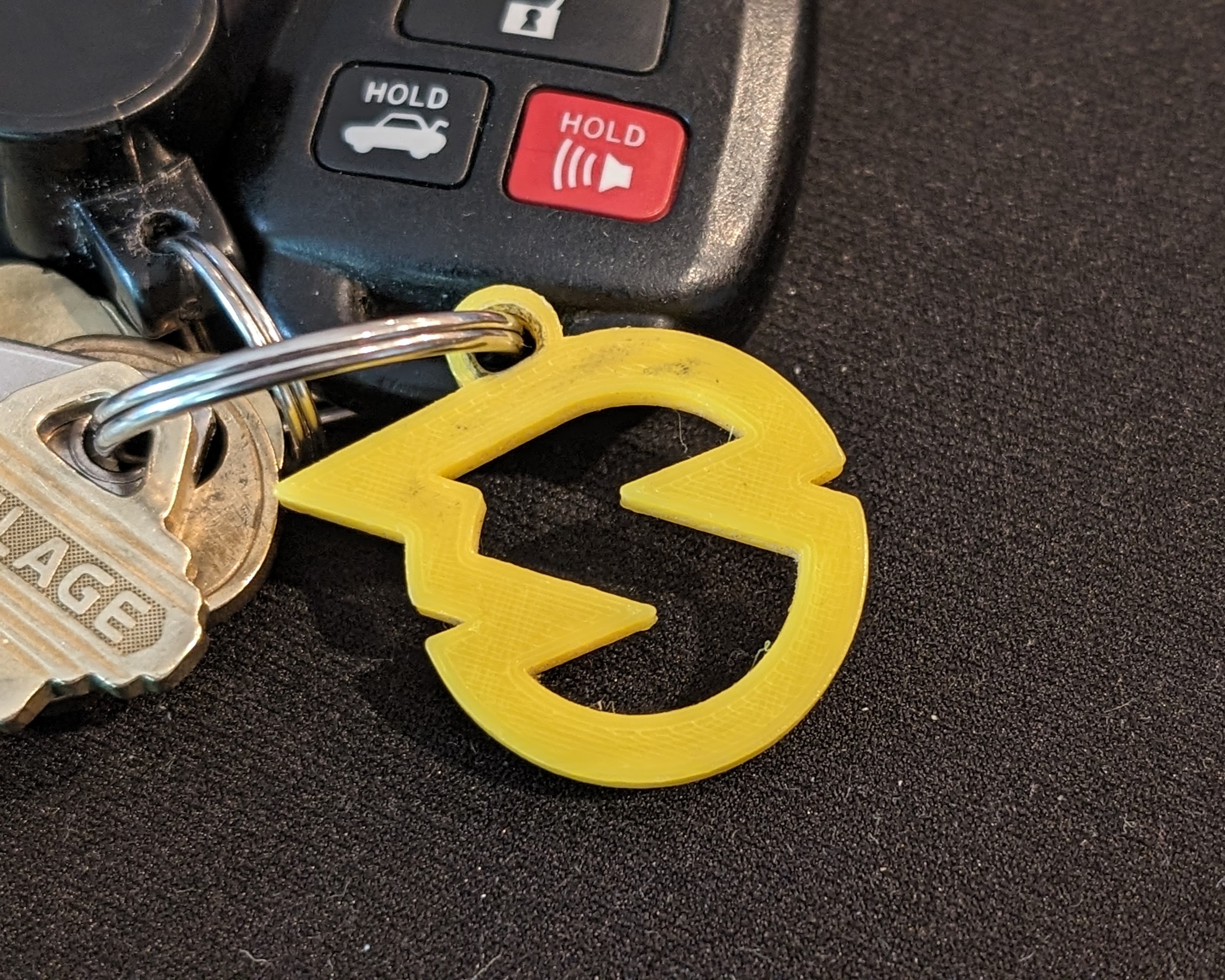 Spikeball logo key fob by krv3d | Download free STL model | Printables.com