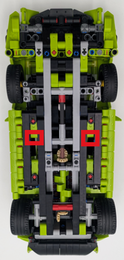 LEGO Technic 42161 Lamborghini Huracán / 42169 NEOM McLaren Formula E wall mount
