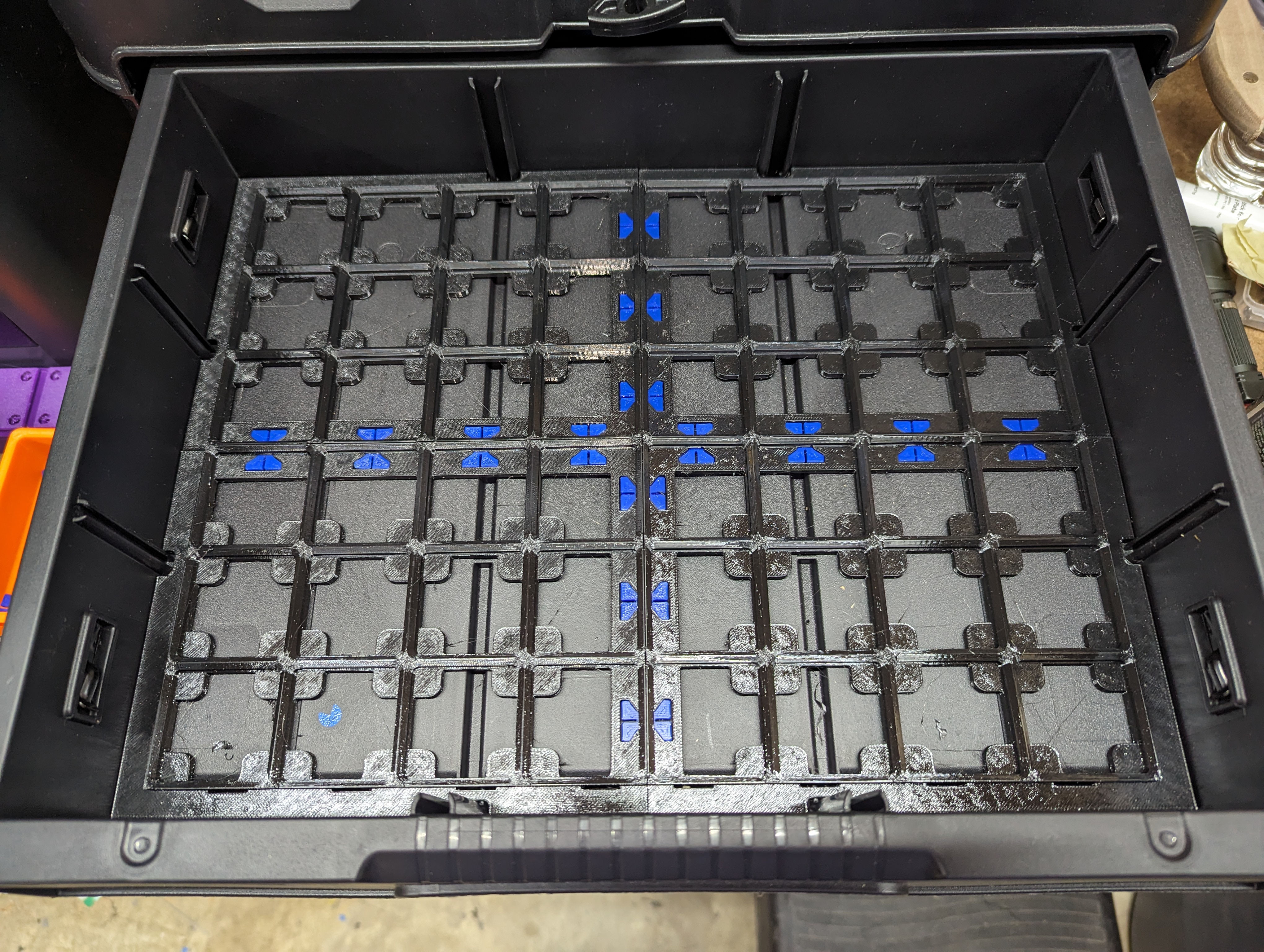HART Stack System drawer baseplates for Gridfinity Bins