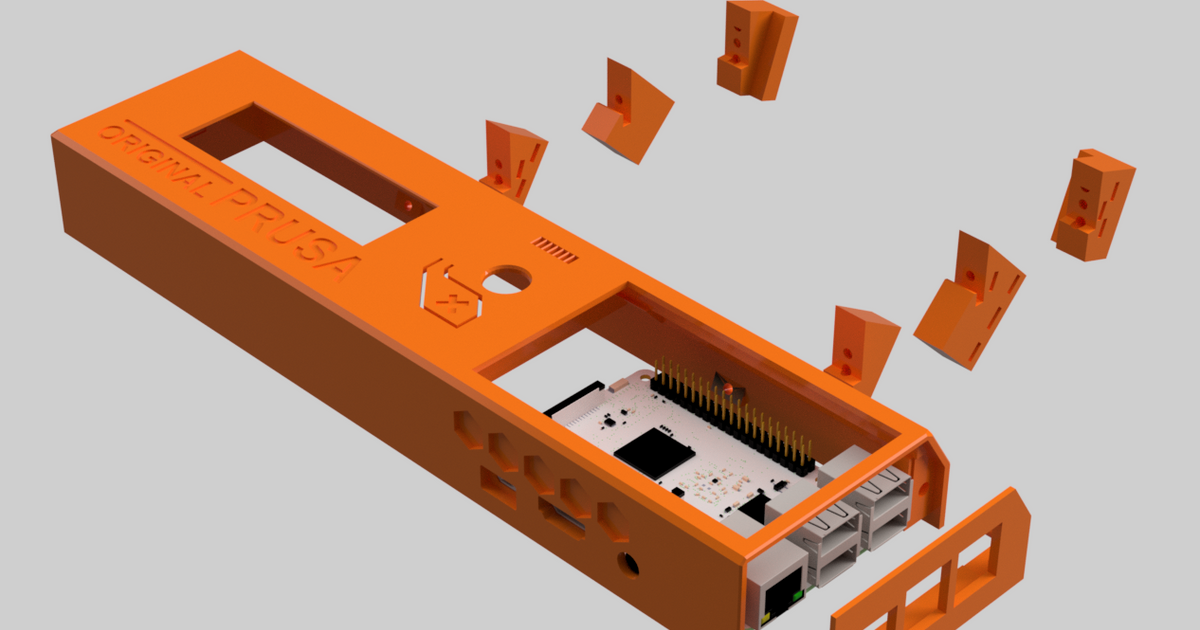 LCD Cover Display Hyperpixel 4'' MK3S+ RPI 3 by Locki Download free