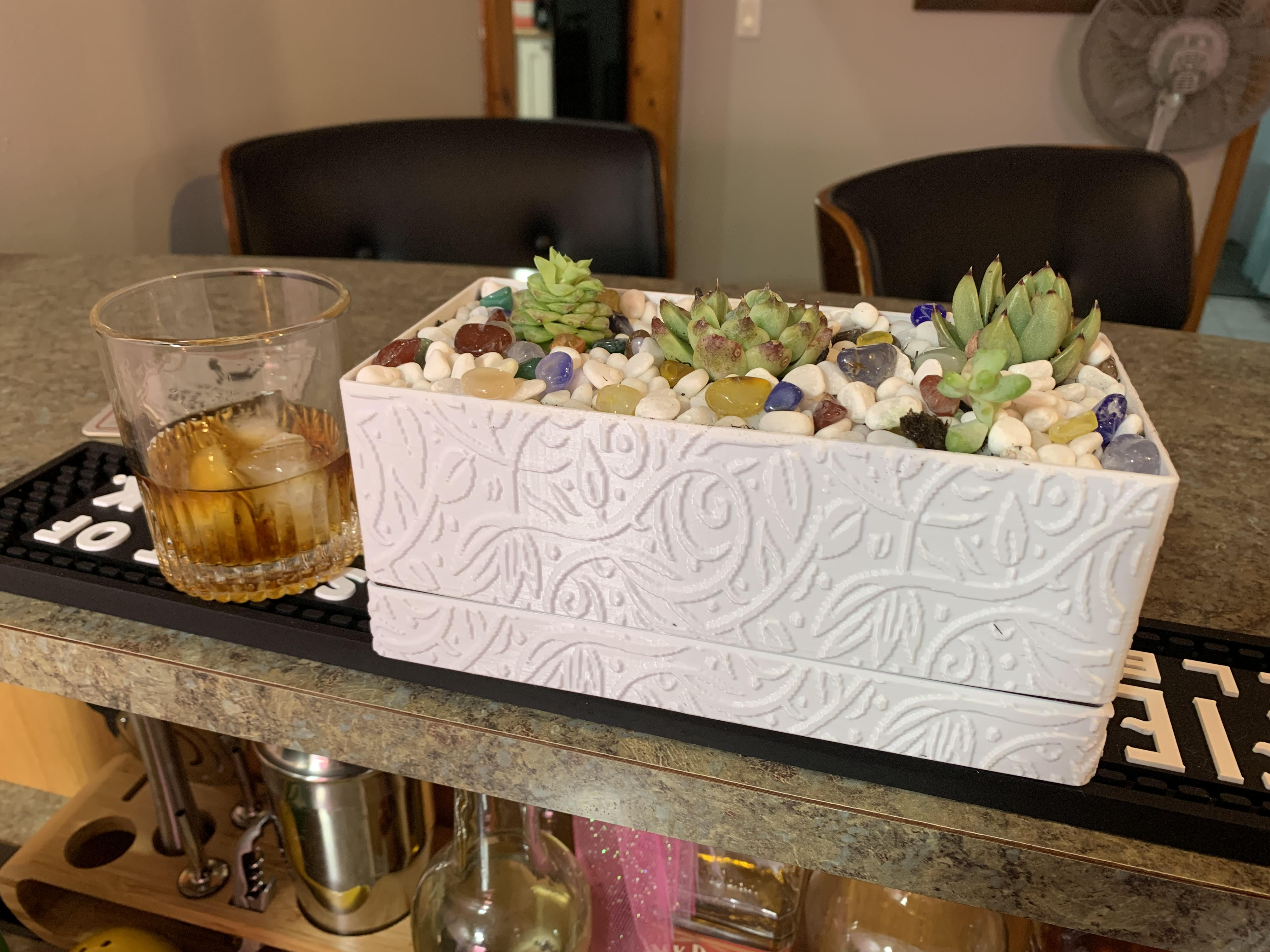 Textured planter