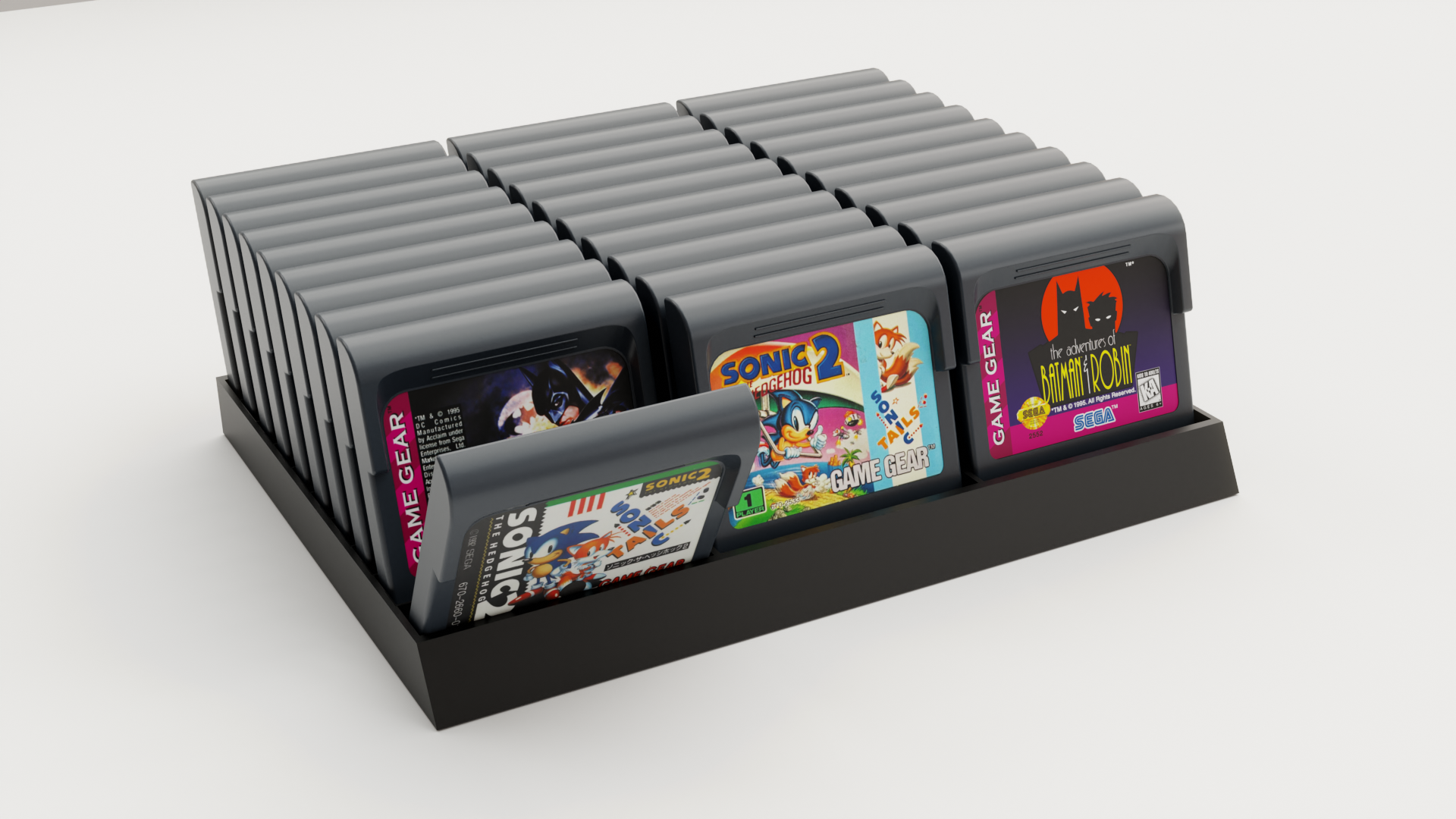 Sega Game Gear cartridge holder with flip option by PawelN | Download ...