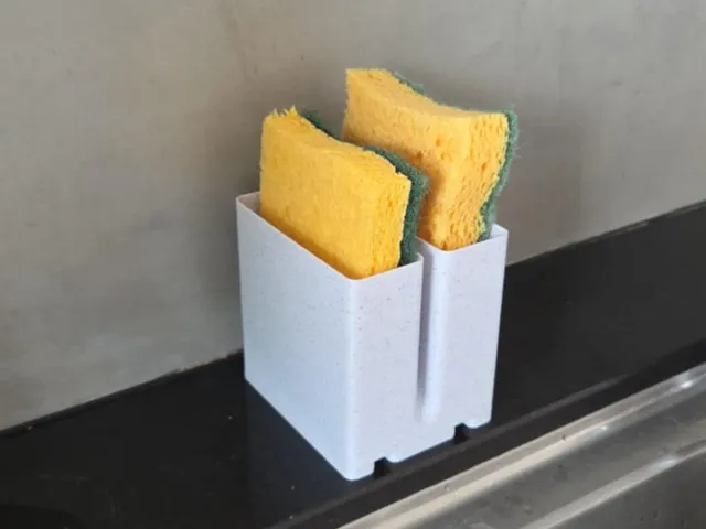 Vase mode sponge holder