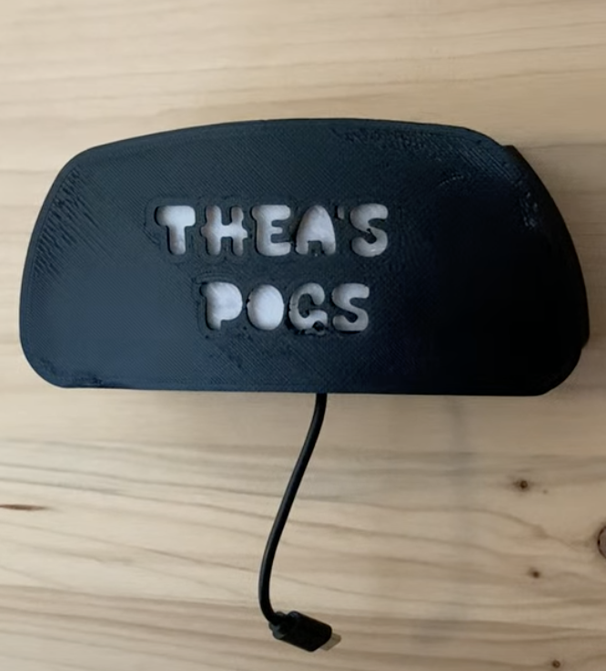 headphone holder kids wallmount