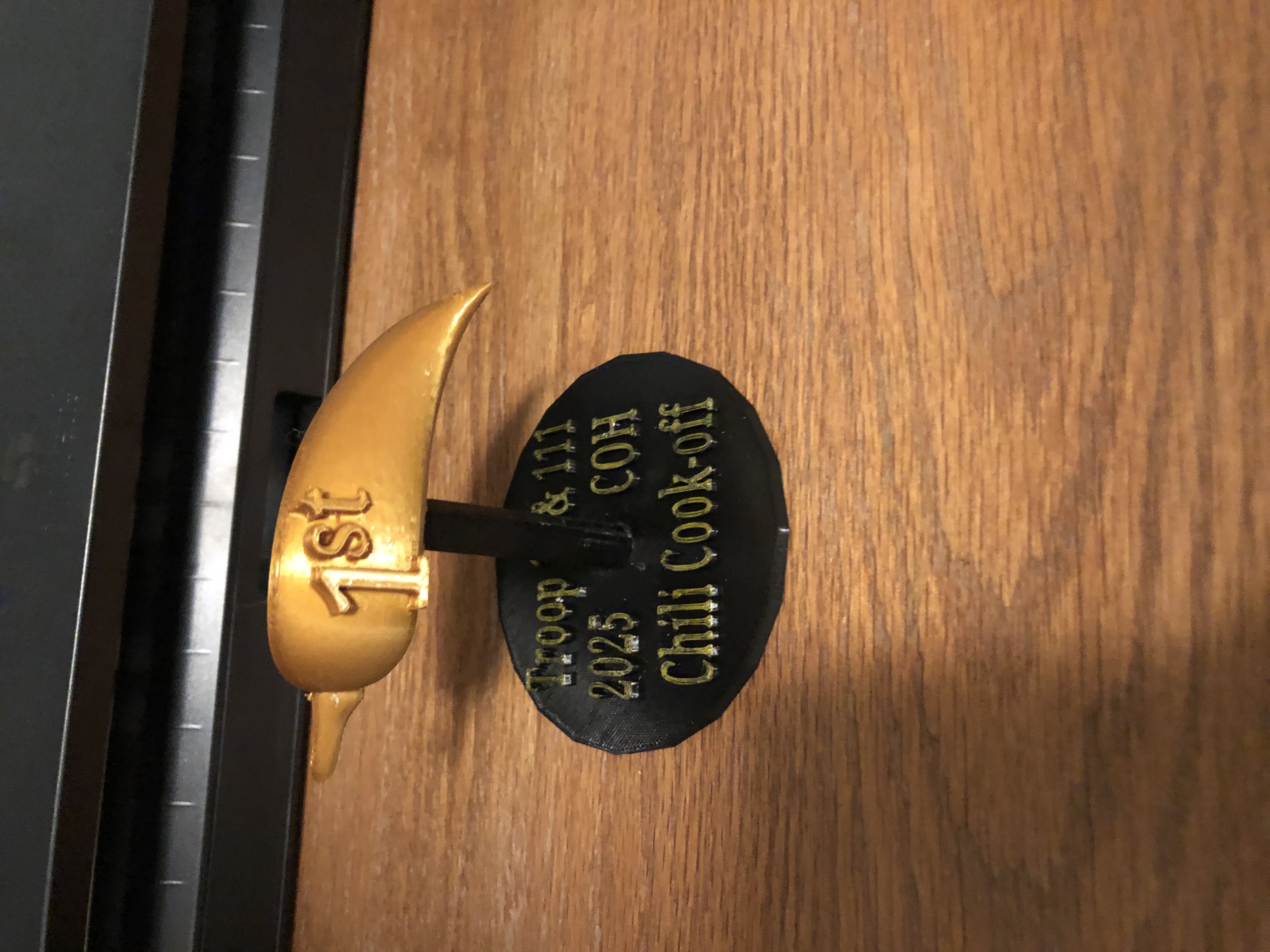 Chili Cookoff 1st Place Trophy