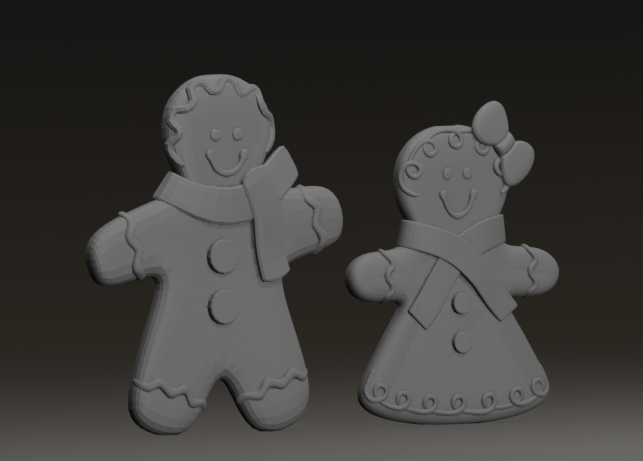 Gingerbread Man and Woman | Christmas
