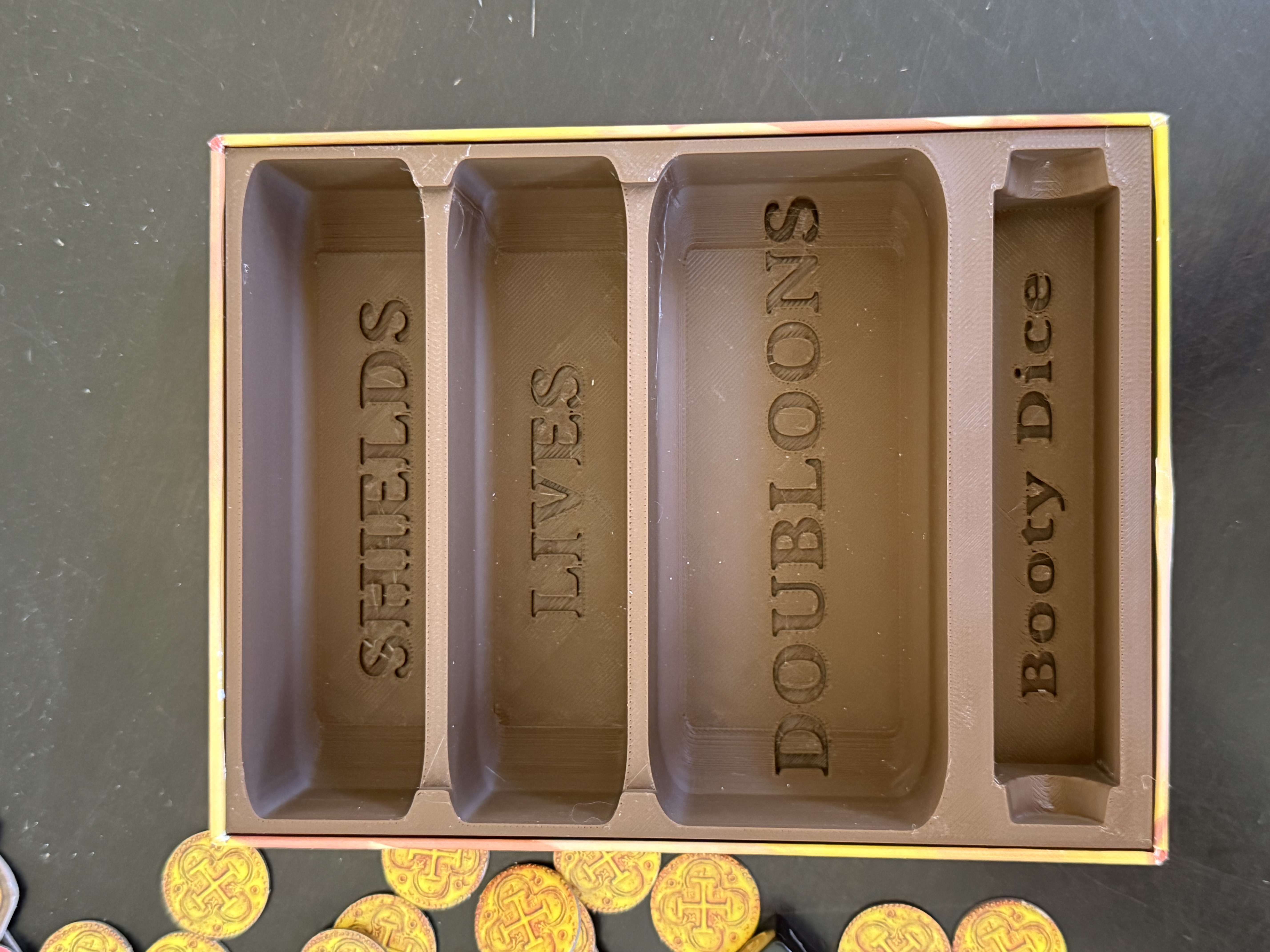 Booty Dice Board Game Box Insert