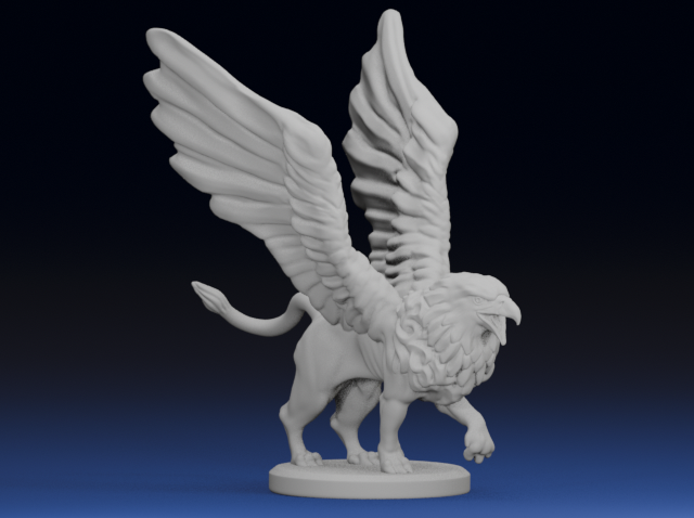 Griffin Statue Figure
