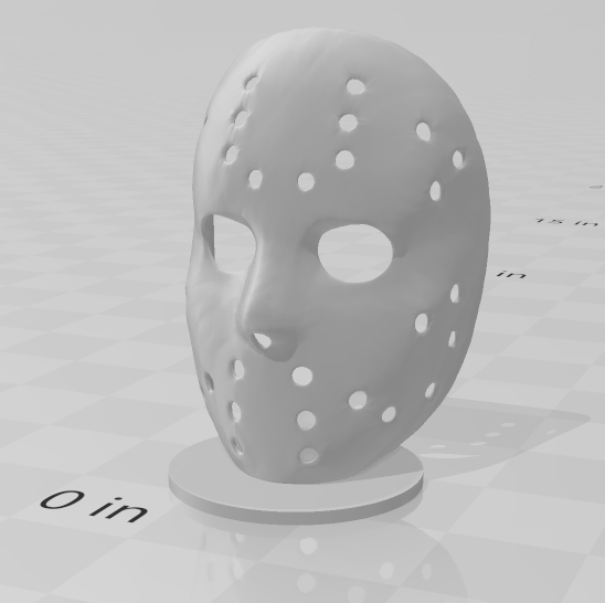 Jason mask car hood ornament