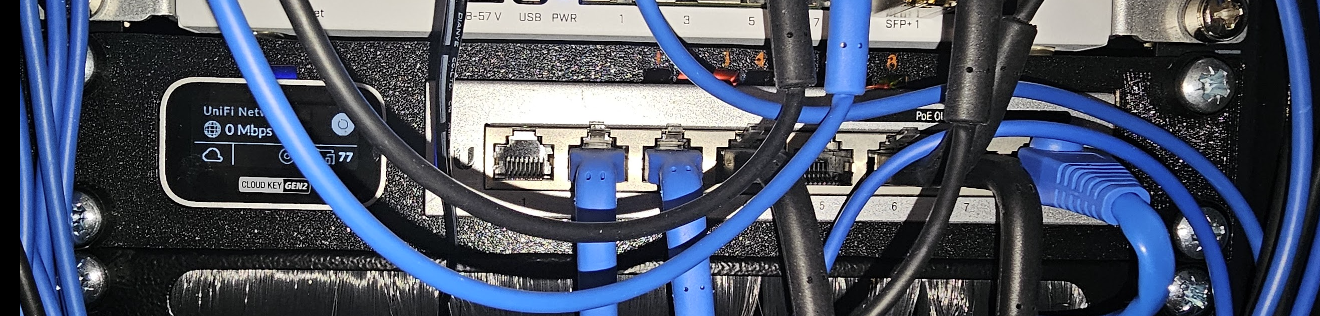 Unifi Switch 8 and Cloudkey Mount