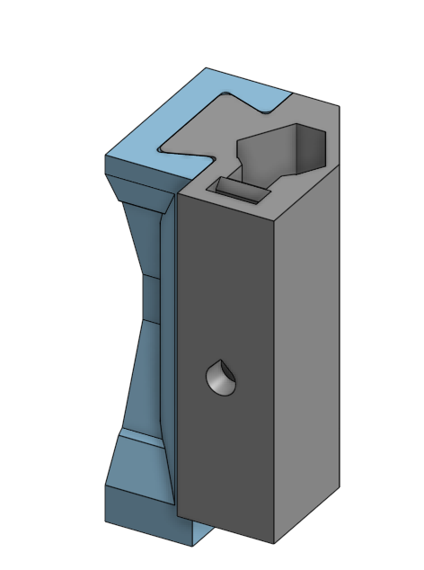 Slot-Mount (Force-Limited) Pen Plotter Attachment for Stabilo Point 88 Felt-Tip Pens