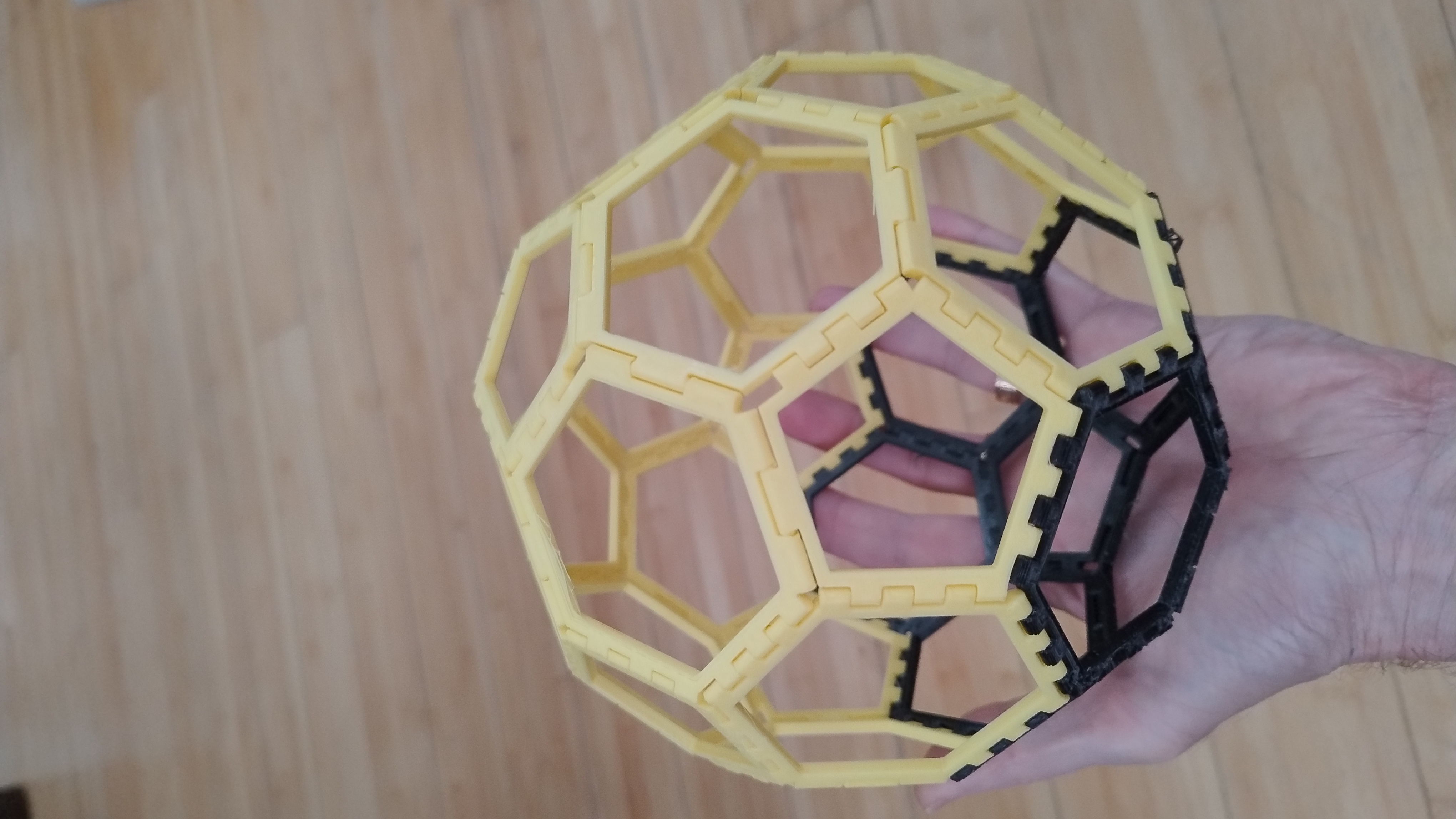 truncated icosahedron ("soccer ball")