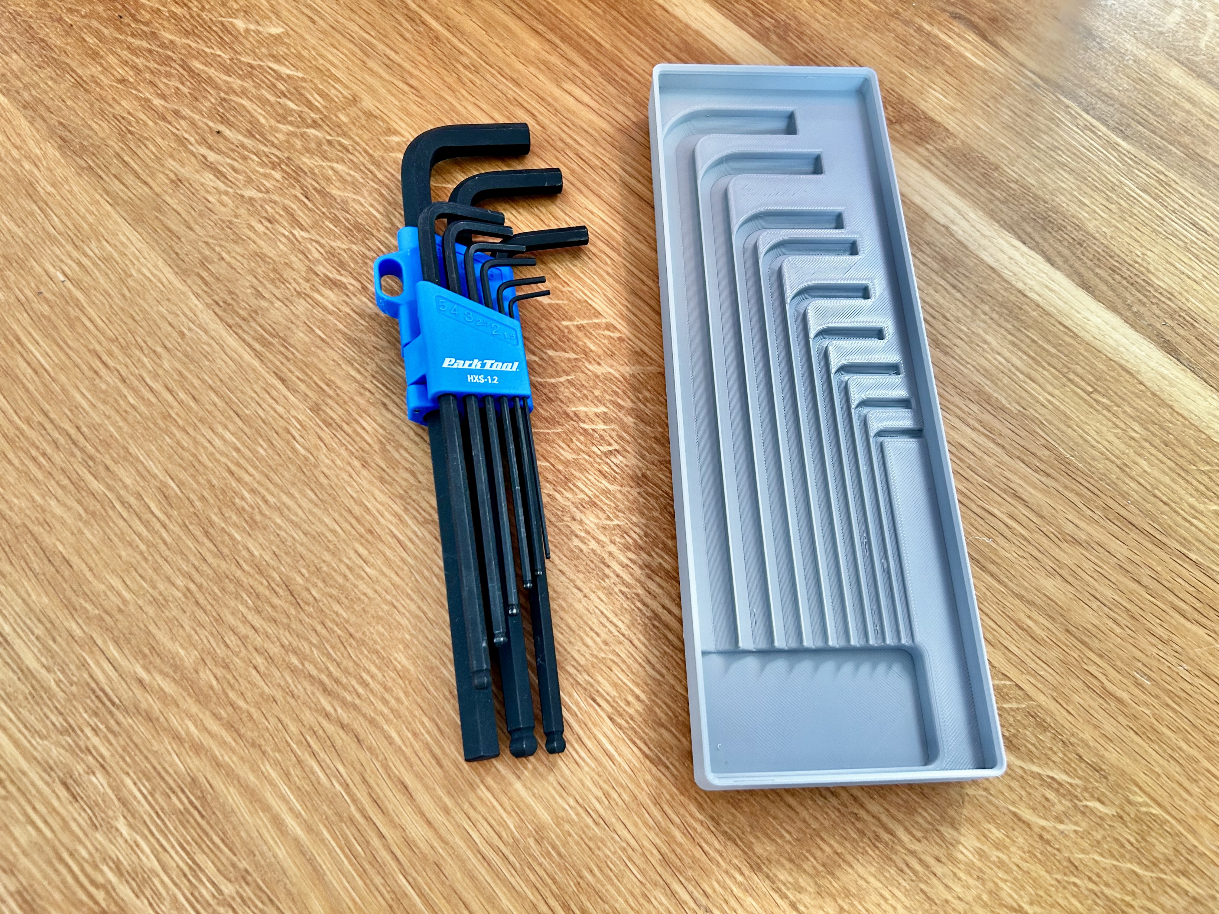 Gridfinity Park Tool HXS-1.2 Allen Key Holder