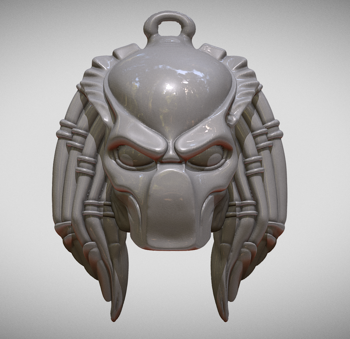 Miniatura 2 do modelo 3D PREDATOR WALL MASK