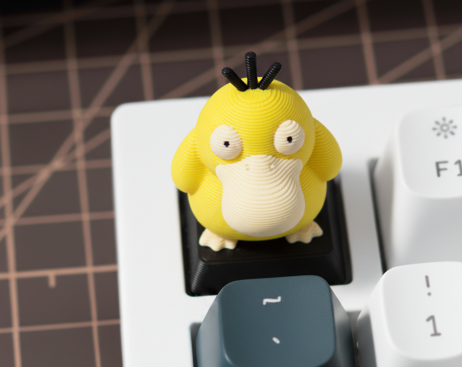 Psyduck Pokemon Keyboard Keycap MX