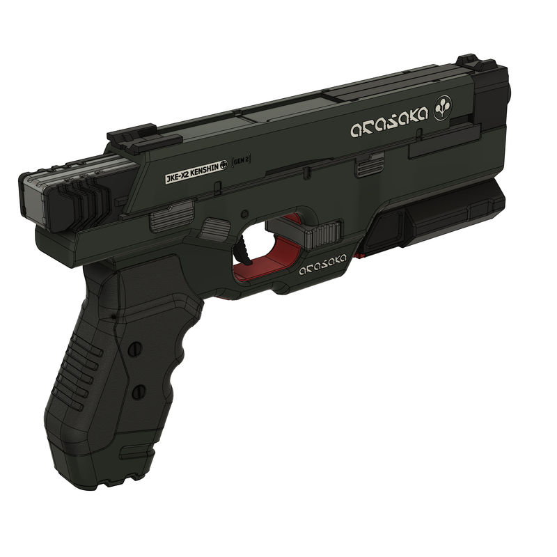 JKE-X2 Kenshin - Iconic Arasaka Pistol Replica Model | Cyberpunk