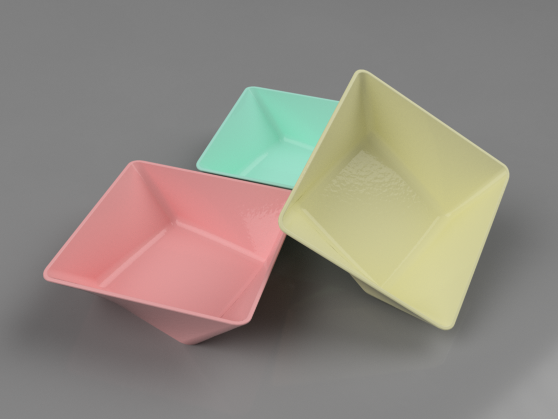 Slope Bowl – Square Minimal Bowl