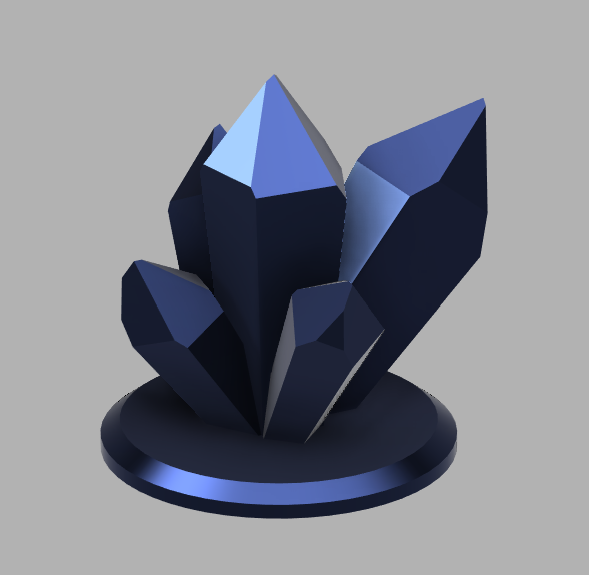 Geometric Mini Crystal Desk Decor