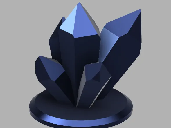 Geometric Mini Crystal Desk Decor