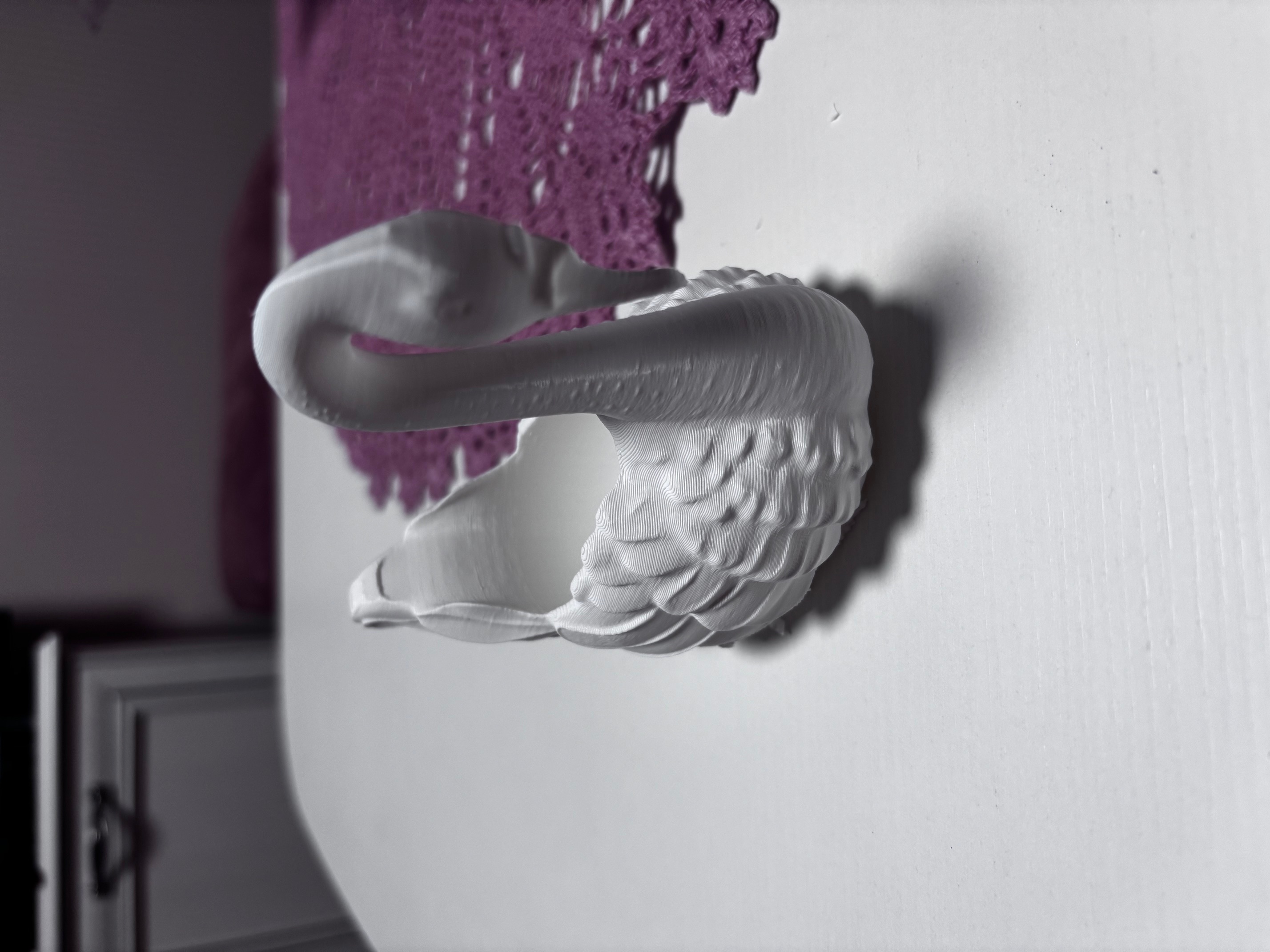 Swan flower pot