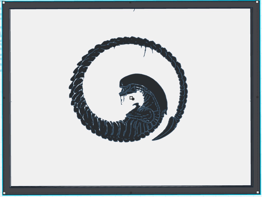 Alien Wall Plaque - Xenomorph 15x20cm