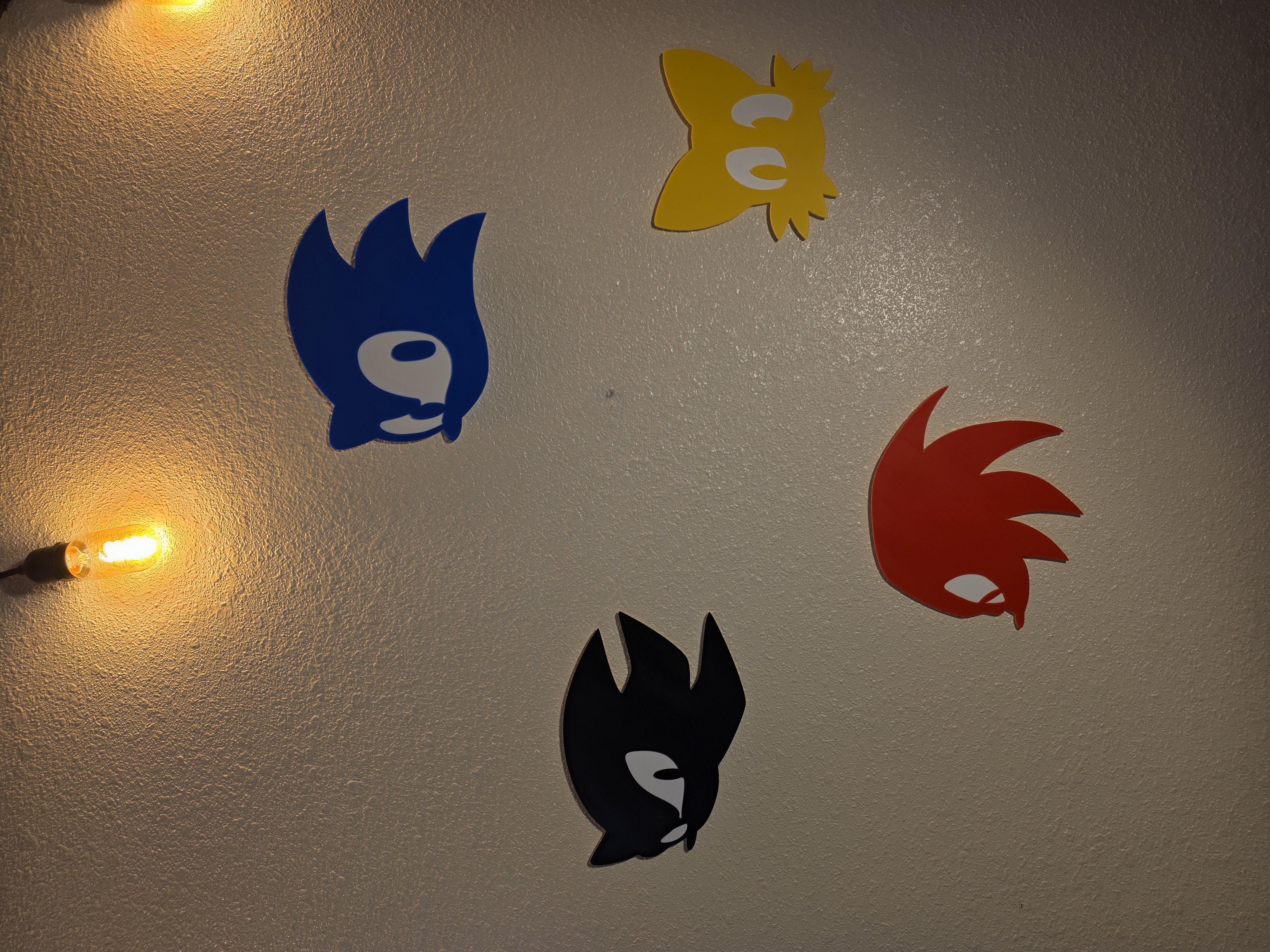 Sonic & Friends Head Decorations