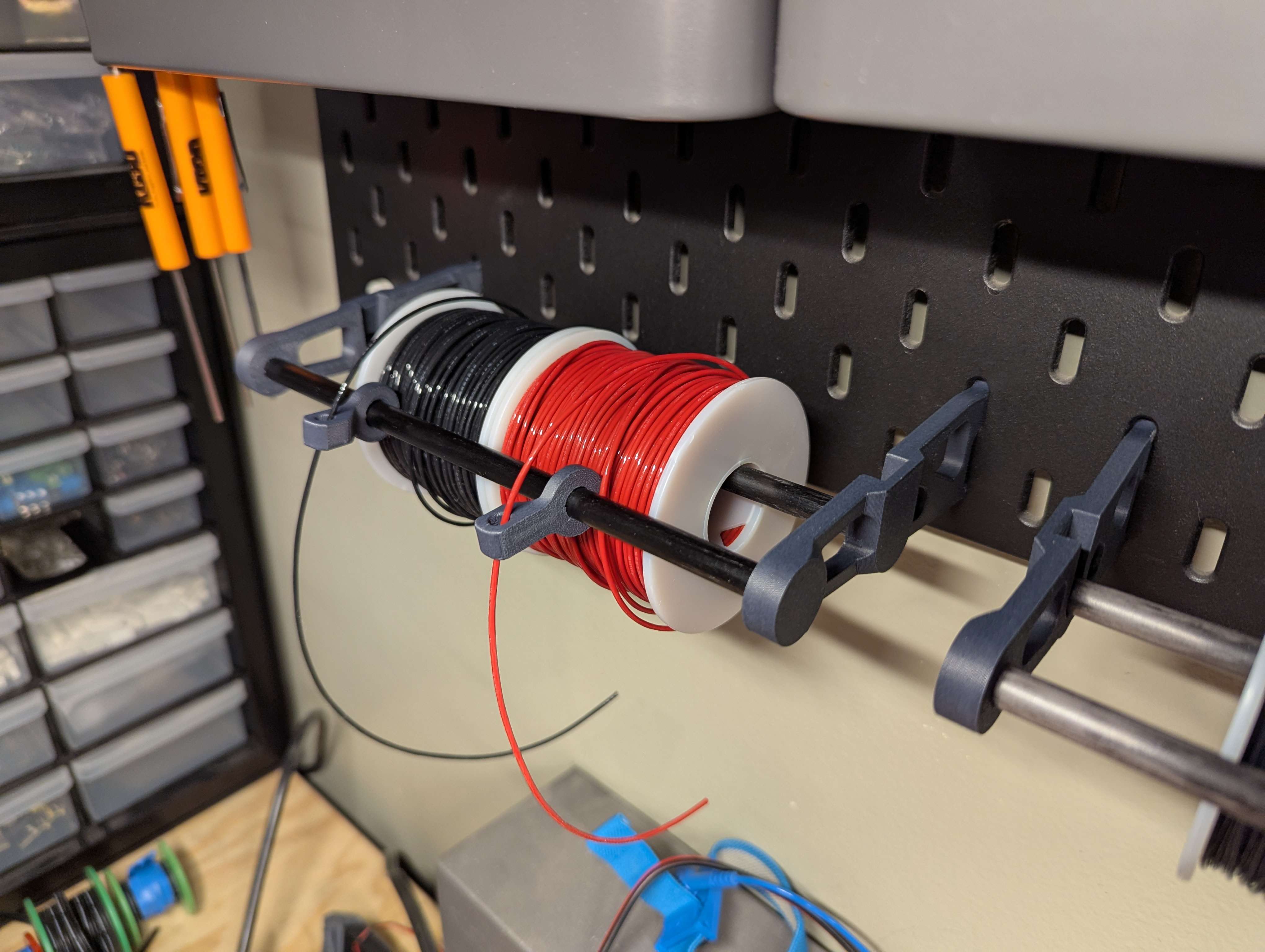 Pegboard Spool Holder