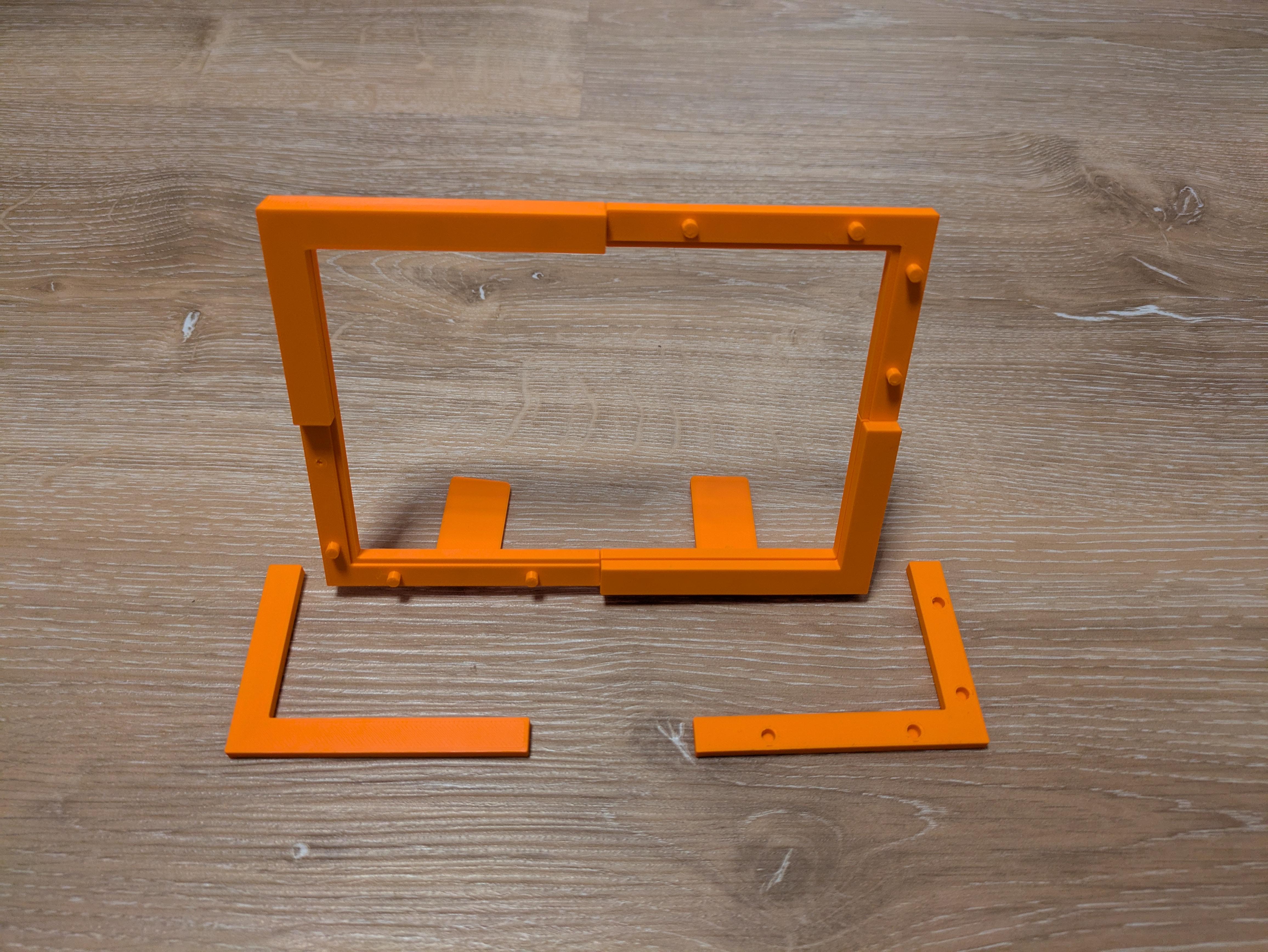 Miniatura 6 do modelo 3D parametric modular picture frame (openscad)