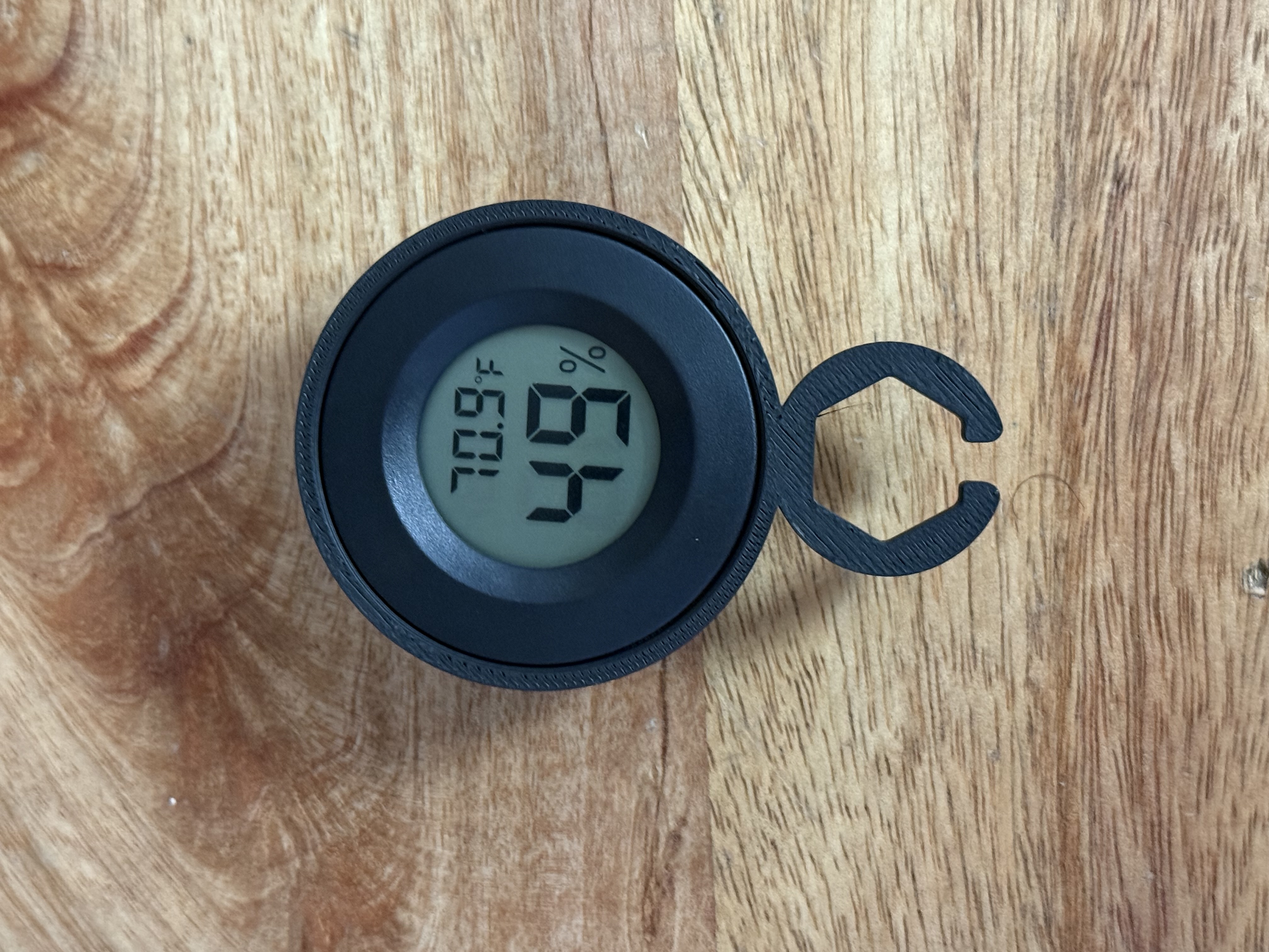 Universal Round Hygrometer Holder - For GunplaMark's Filament Drybox