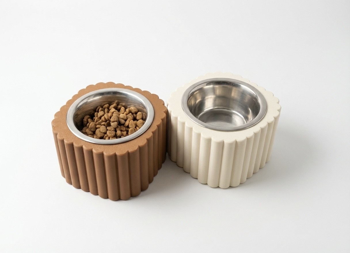 Elevated Pet Feeder Small Dogs & Cats Single Bowl