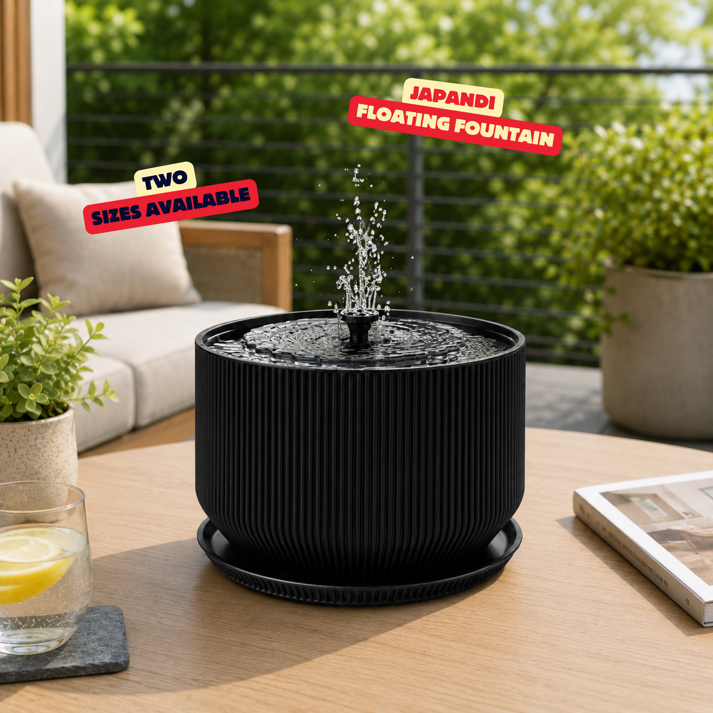 JAPANDI FOUNTAIN (ROOM FOUNTAIN) / SOLAR FOUNTAIN / ACTION ADDONS / MODERN HOMEDECOR / DECORATIONS